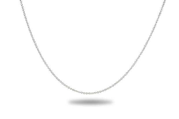 Zilveren anker collier 40+5 cm  | sy-125 S
