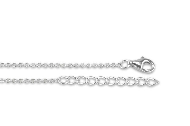 Zilveren anker collier 40+5 cm  | sy-125 S
