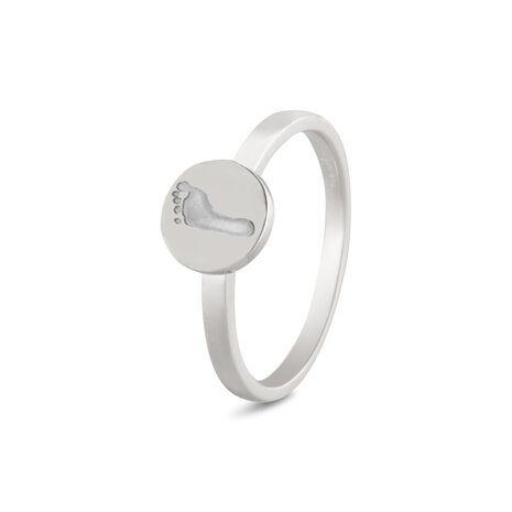Ring met ronde schijf voor gravure | sy-456 S