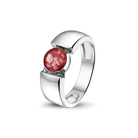 Zilveren as ring model modern | sy-RG 023