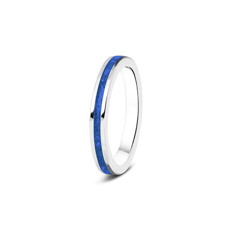 Zilveren aanschuif as ring  | sy-RG 046
