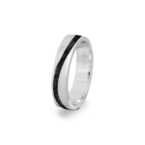 Zilveren as ring  model infinity golf | sy-RG 049