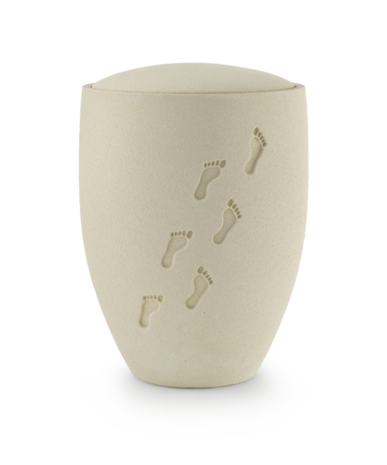 Duurzame bio-urn model voetstappen | ds-1650