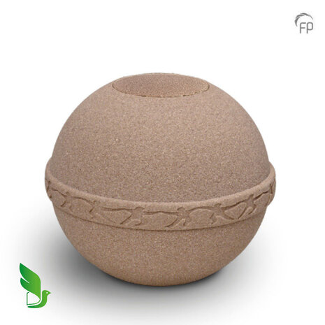 Duurzame urn Samsara van plantaardige materialen | fp-BU 302