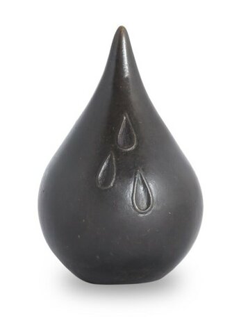 Handgemaakte bronzen druppel met liefdevolle tranen| ds-B-02L