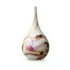 Glazen urn Elan-line small drop ivory | er-E02di
