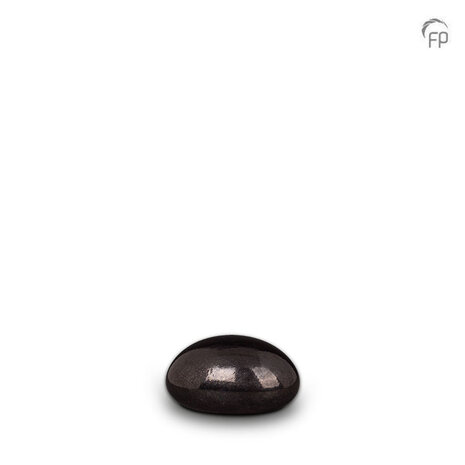 Glazen mini urn lava steen dieppaars | fp-GU 700 S