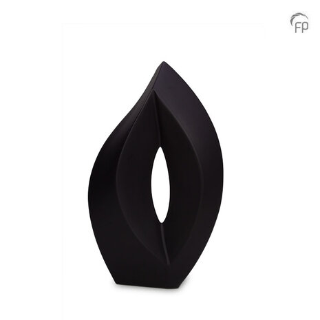 Keramische urn Mastaba mat zwart Venezia | fp-KU 060