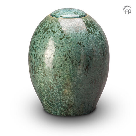 Keramische urn Pottery Bonny smaragdgroen | fp-KU 301