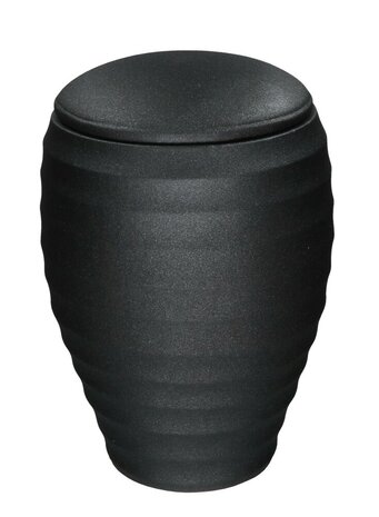 Urn van keramiek model Memoto zwart | ds-CUDB-01