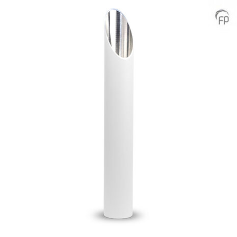 Stijlvolle aluminium design urn voor tuin of terras wit groot  | fp-CGS 002 L