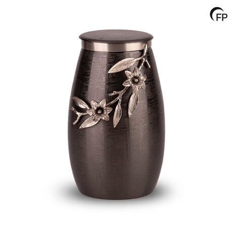 Metalen urn Terrybear mat antracietgrijs Eternal Bloom-collectie | fp-HU 147