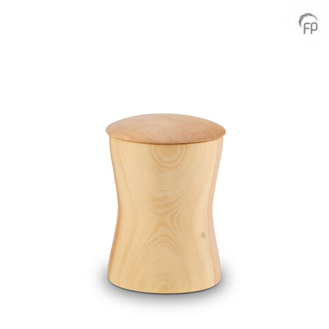 Elegante houten design urn Urna collectie cilindervorm small | fp-WU 011 S