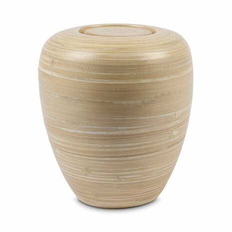 Stijlvolle urn van ecologisch hout bamboe  3 liter | wd-USTBU2181