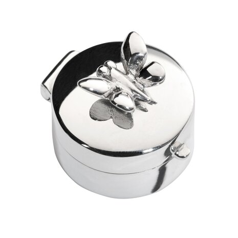 Kleine urn zilver met vlinder | sy-501 SV