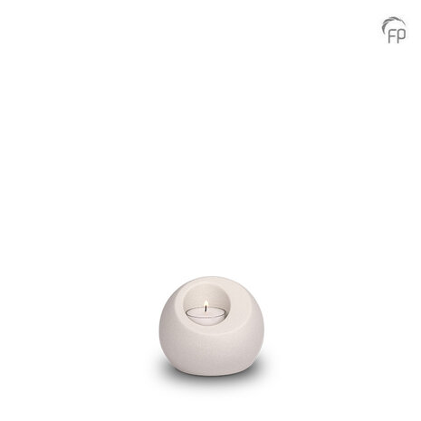Porseleinen keepsake urn Lumos wit met waxinelichtje | fp-FPU 041 K
