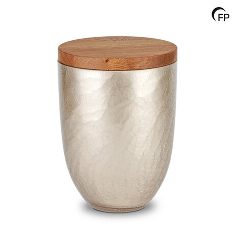 Glazen urn Memory Crystal Oak Crackel Cappuccino | fp-GU 401