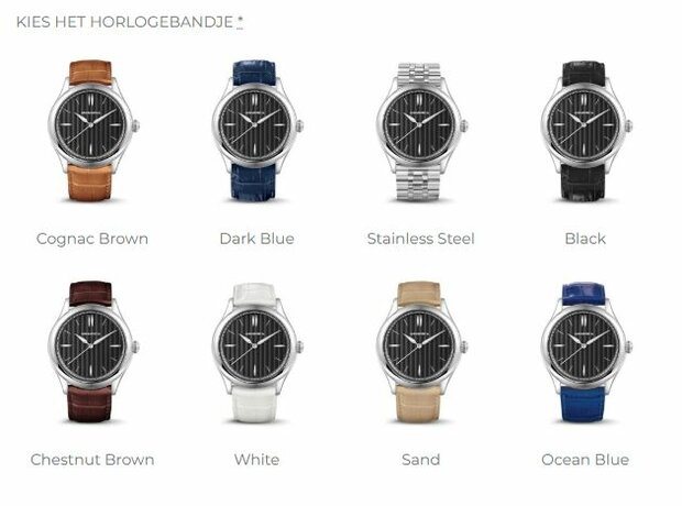 Gedenkhorloge met asruimte Memoria Lux  | mw-lux night