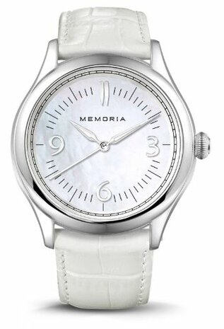 Gedenkhorloge met asruimte Memoria Amare  | mw-amare pearl