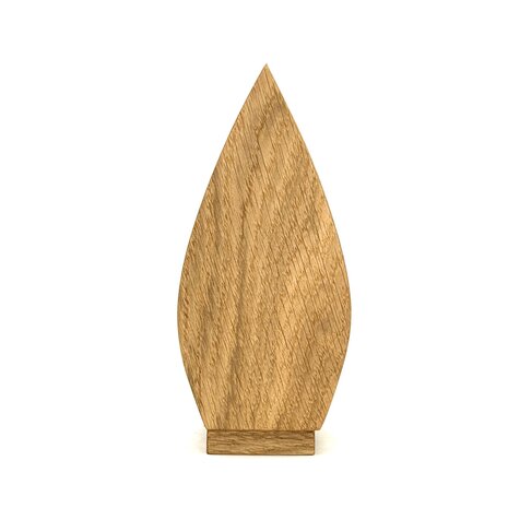 Houten mini urn Tulp Eikenhout | hu-DHU A 111