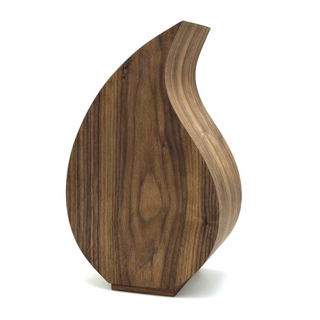 Houten grote urn Magnolia notenhout | hu-DHU A 312