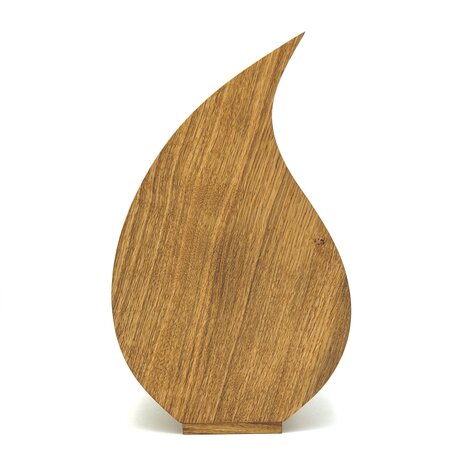 Houten grote urn Magnolia eikenhout | hu-DHU A 311