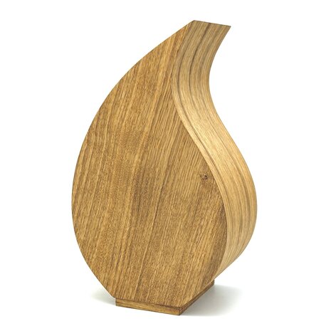 Houten grote urn Magnolia eikenhout | hu-DHU A 311
