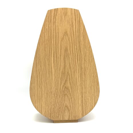 Houten grote urn Anjer eikenhout | hu-DHU A 331