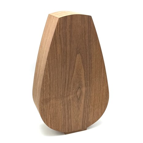 Houten grote urn Anjer notenhout | hu-DHU A 332