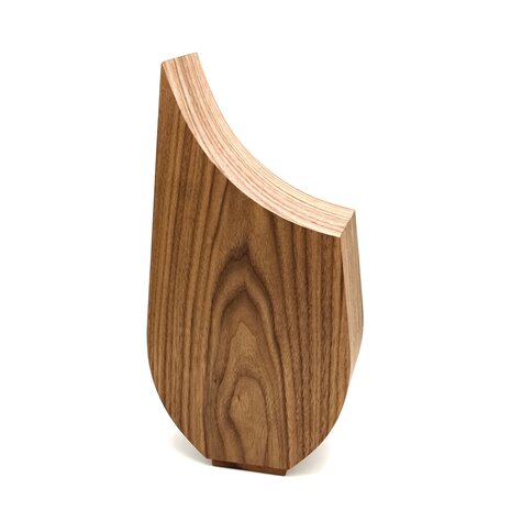 Houten grote urn Lavendel notenhout | hu-DHU A 342