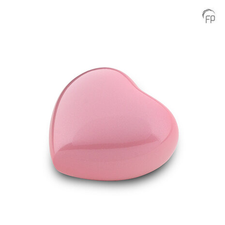 Metaal keepsake hart Satori parelmoer roze | fp-HUH 409