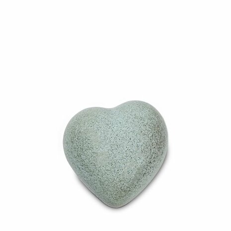 Keramische premium urn model hart groen blauw | wd-UCUSHA03