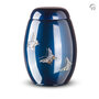 Glasfiber urn blauw Vlinders | fp-GFU 219