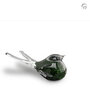 Glazen keepsake vogel donkergroen | fp-GU 301 K