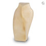 Keramische kunst urn Heart to Heart zandwit en beige | fp-FPE 002
