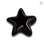 Keramische kunst urn keepsake Asteri ster in zwart | fp-FPU 062