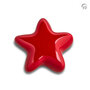 Keramische kunst urn keepsake Asteri ster in zuiver rood | fp-FPU 065