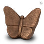 Keramische kunst urn Mariposa  bronskleur | fp-FPU 057