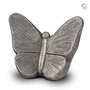 Keramische kunst urn Mariposa  zilverkleur | fp-FPU 058