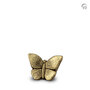 Keramische kunst urn Mariposa goudkleur keepsake | fp-FPU 059 K