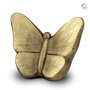 Keramische kunst urn Mariposa  goudkleur | fp-FPU 059