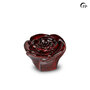 Keramische kunst urn keepsake Rosa model roos donkerrood | fp-FPU 077