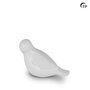 Keramische kunst urn keepsake Whistling Bird model vogel wit | fp-FPU 080