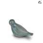 Keramische kunst urn keepsake Whistling Bird model vogel turquoise | fp-FPU 081