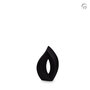 Keramische urn Mastaba mat zwart Venezia small | fp-KU 060 S