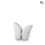 Keramische urn Mastaba vlinder mat wit Butterfly keepsake | fp-KU 072 K
