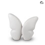Keramische urn Mastaba vlinder mat wit Butterfly | fp-KU 072 M