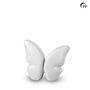Keramische urn Mastaba vlinder mat wit Butterfly small | fp-KU 072 S
