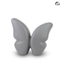 Keramische urn Mastaba vlinder mat lichtgrijs Butterfly | fp-KU 073 M