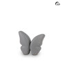 Keramische urn Mastaba vlinder mat lichtgrijs Butterfly keepsake | fp-KU 073 K